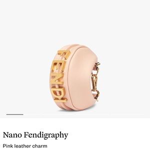 NWT: FENDI Nano Fendiography hobo mini clutch bag in pristine condition.